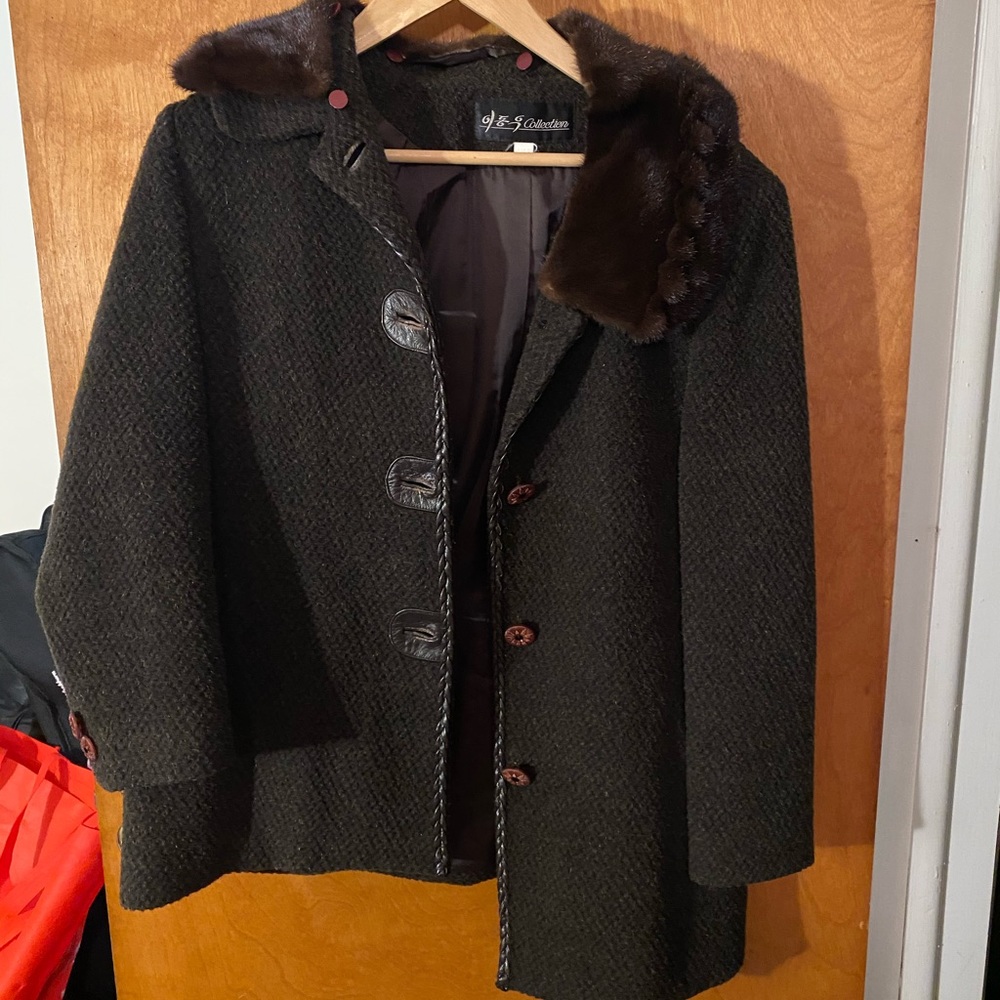 Dark Brown Jacket from Korea